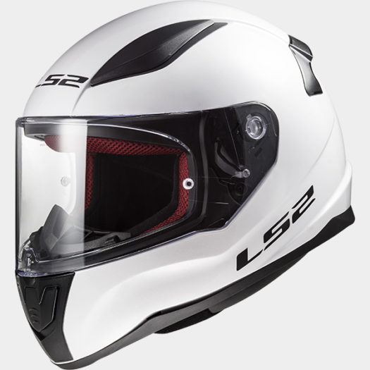 Casco LS2 FF353 Rapid Single Mono Gloss White