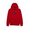 Sudadera Capucha Fox Racing Fox Head - Rojo fuego