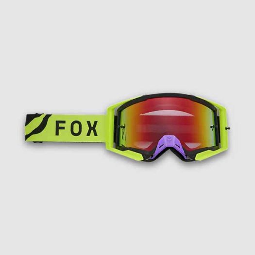 Gafas Airspace Throttle - Fox Racing - Lente Espejo - Negro/Amarillo