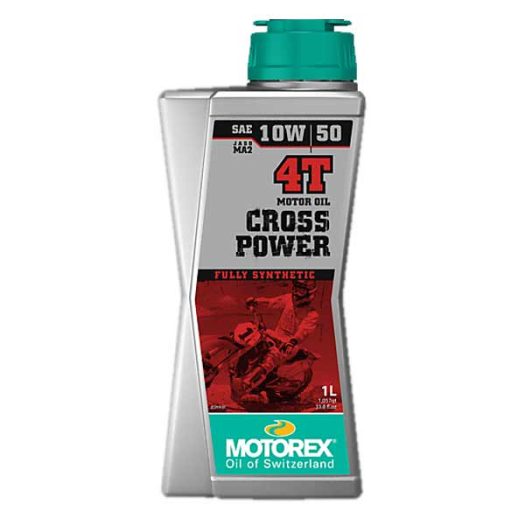 Aceite Motor 4T Cross Power 10W/50 MA2 - Motorex - 1 L